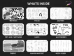 10,000+ Fashion Designer Pack — Mockups, Tech Packs & Procreate Brushes - Image 8