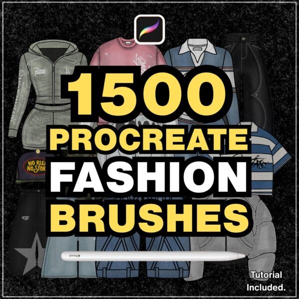 1500 PROCREATE FASHION BRUSHES