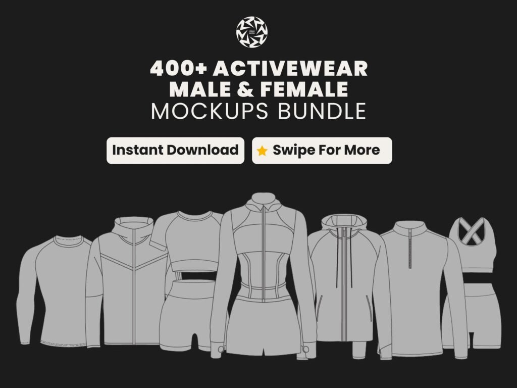 ACTIVEWEAR MOCKUPS BUNDLE