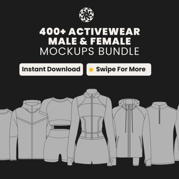 ACTIVEWEAR MOCKUPS BUNDLE
