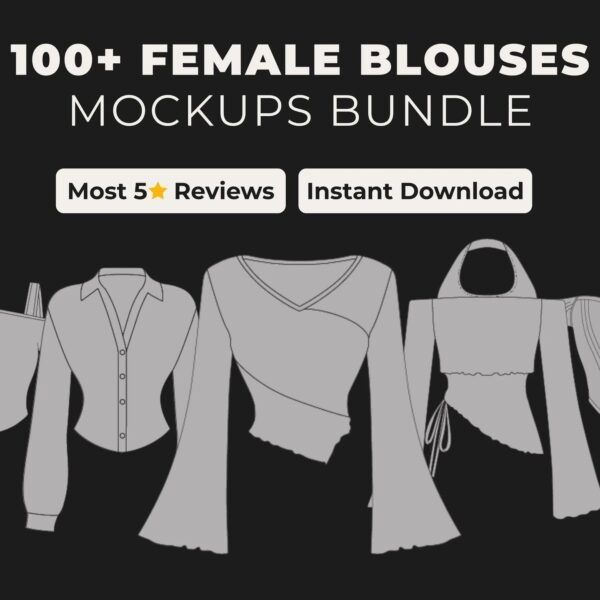 BLOUSE'S MOCKUPS BUNDLE