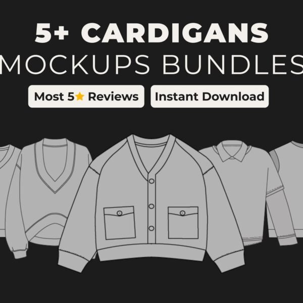CARDIGANS MOCKUPS BUNDLE