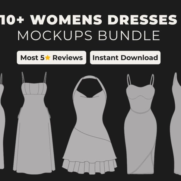 DRESSES MOCKUPS BUNDLE