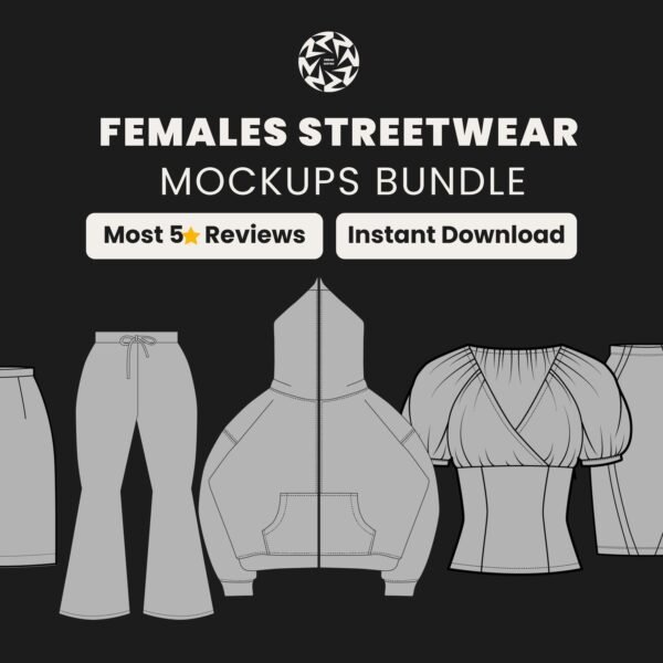 FEMALE STREETWEAR MOCKUPS