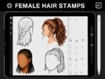 Procreate Portrait Brushes Bundle – Face, Hair, Body & Pose Stamps