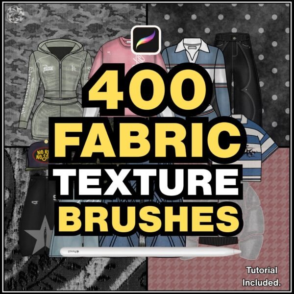 PROCREATE FABRIC TEXTURE BRUSHES