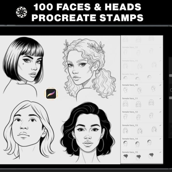 PROCREATE FACE STAMP