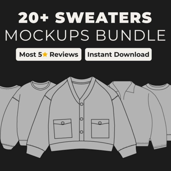 SWEATERS MOCKUPS BUNDLE