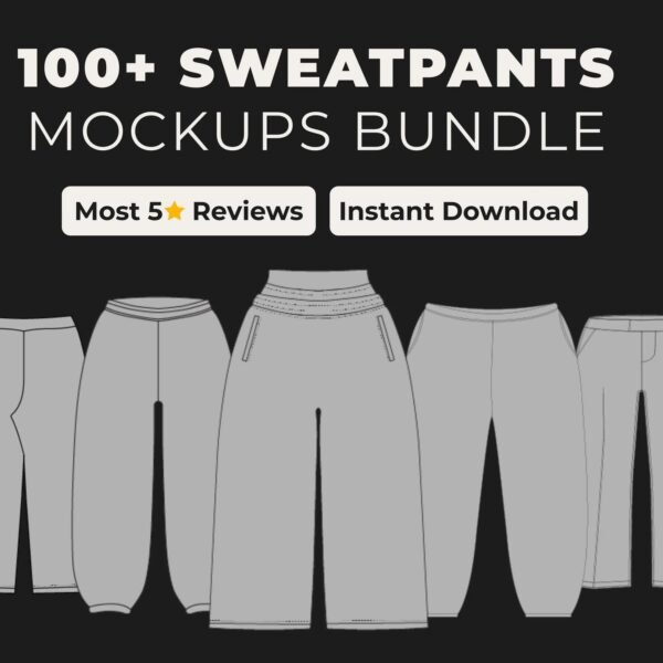 SWEATPANTS MOCKUPS BUNDLE