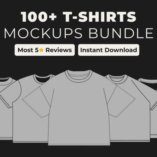 T-SHIRTS MOCKUPS BUNDLE