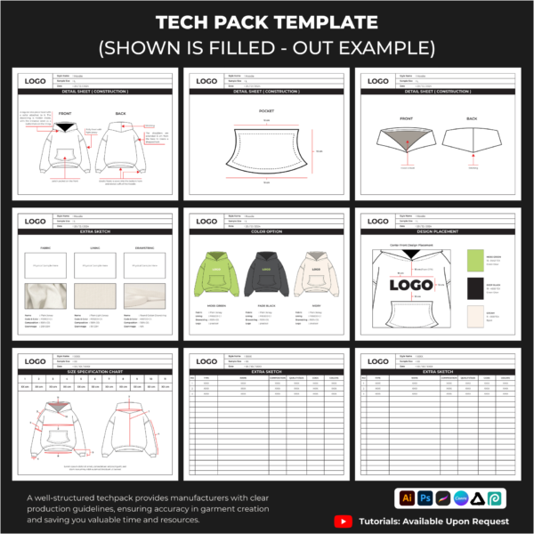 TECH PACK TEMPLATE