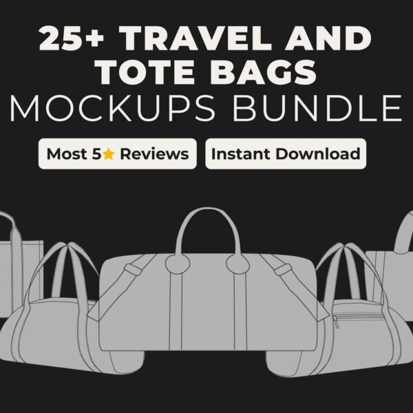TOTE BAGS MOCKUPS BUNDLE